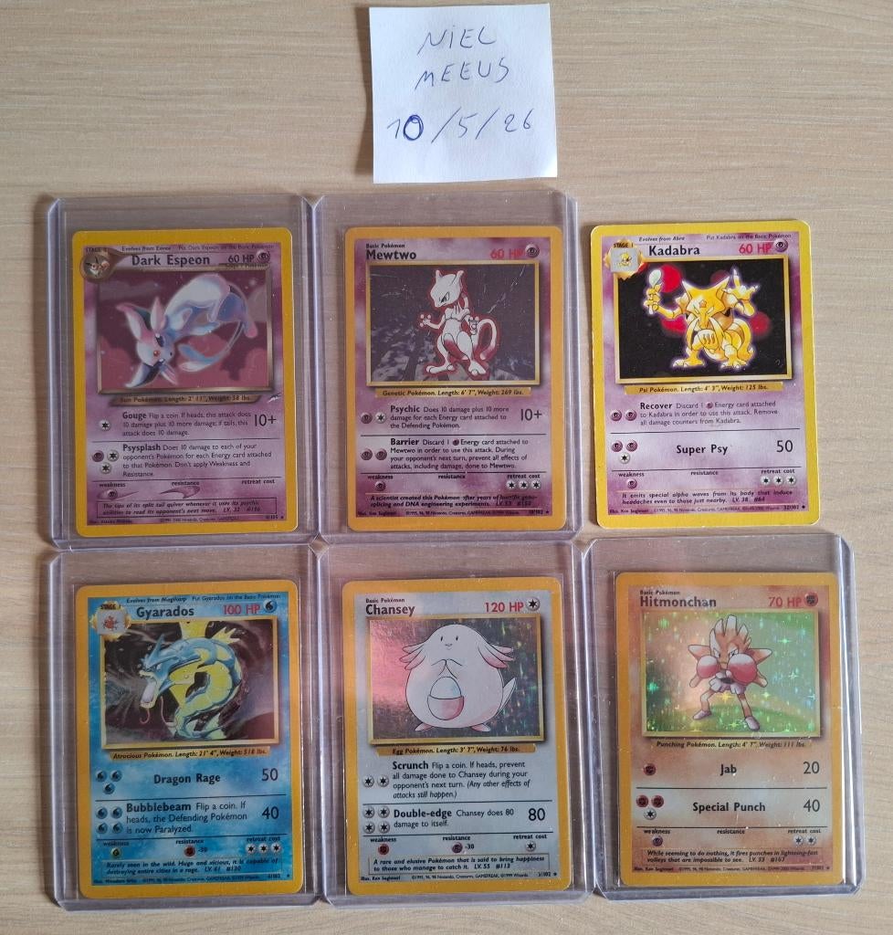 Pokémon vintage lot, Ophalen of Verzenden, Gebruikt, Meerdere kaarten