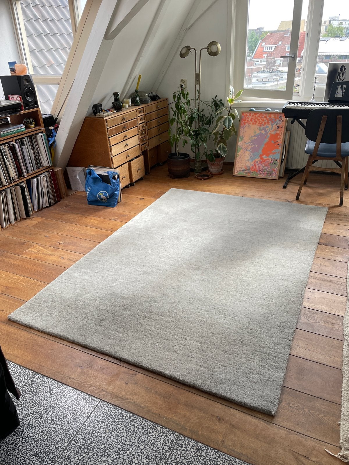 Benuta Bent Vloerkleed Groen 160x230 cm, Huis en Inrichting, Ophalen, Gebruikt, 150 tot 200 cm, 200 cm of meer