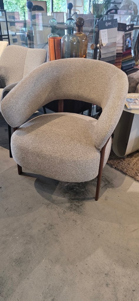 fauteuil Sedia - bruin | Showmodel 2 stuk op voorraad, Ophalen, Hout, Bornsestraat 31, 75 tot 100 cm