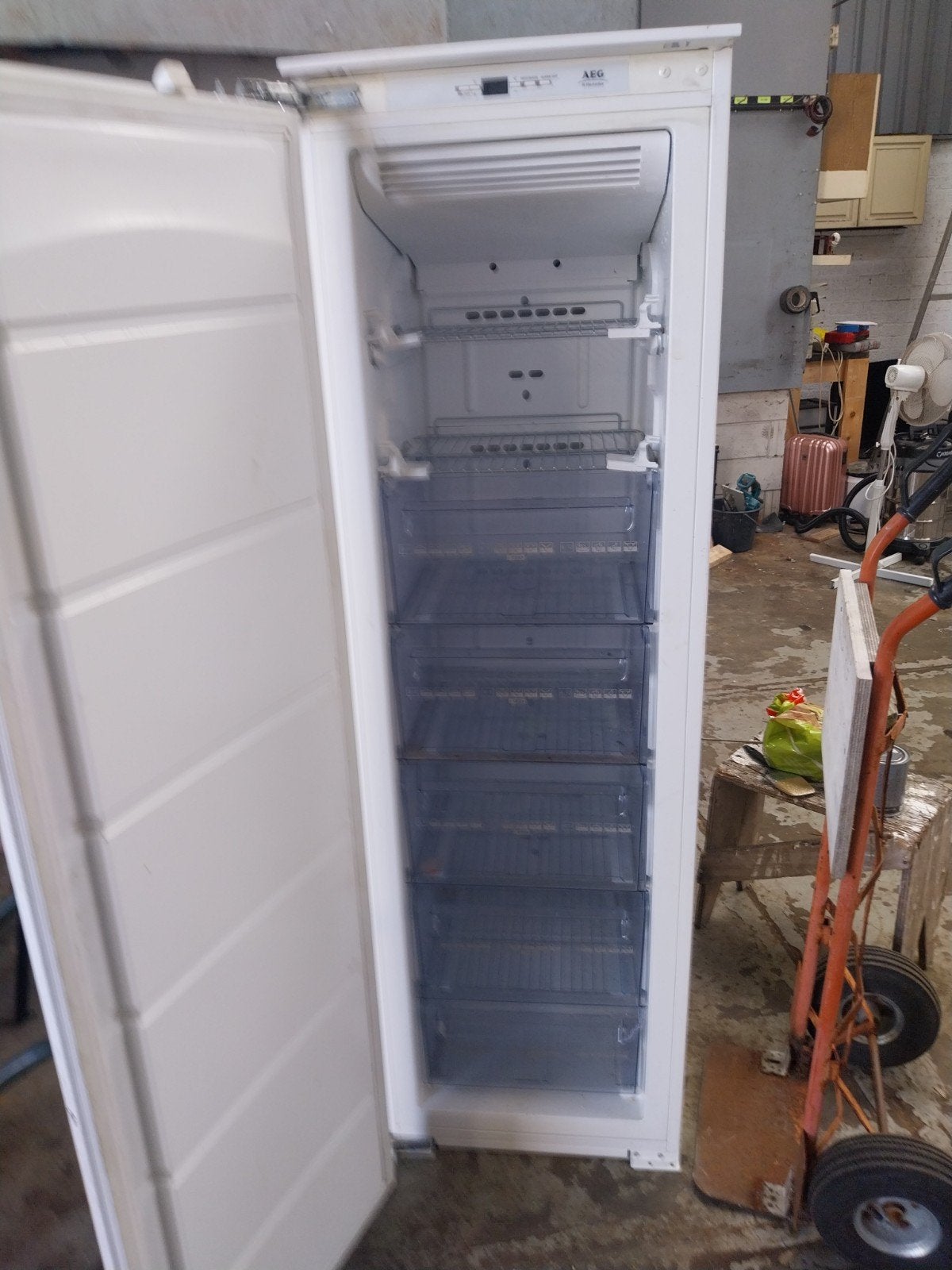 hoge inbouw vriezer met laden, Witgoed en Apparatuur, Ophalen, Inbouw, Minder dan 60 cm