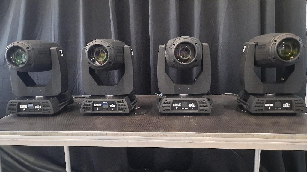 Chauvet Rogue RH1 Hybrid moving heads - 12st. - goede staat, Muziek en Instrumenten, Ophalen, Gebruikt, Licht