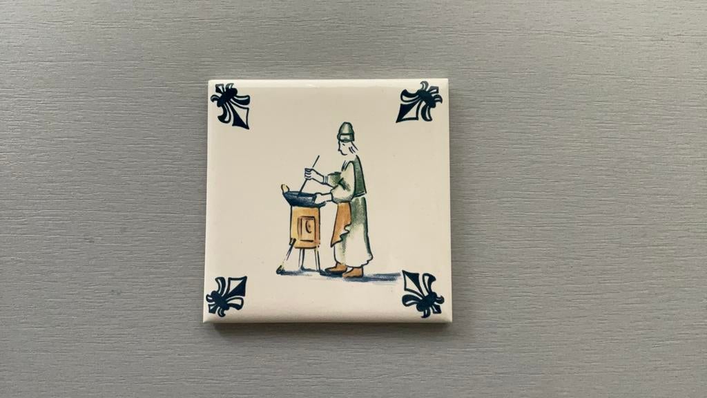 KLM tegeltje onderzetter collectors item, Ophalen of Verzenden, Zo goed als nieuw, Overige typen