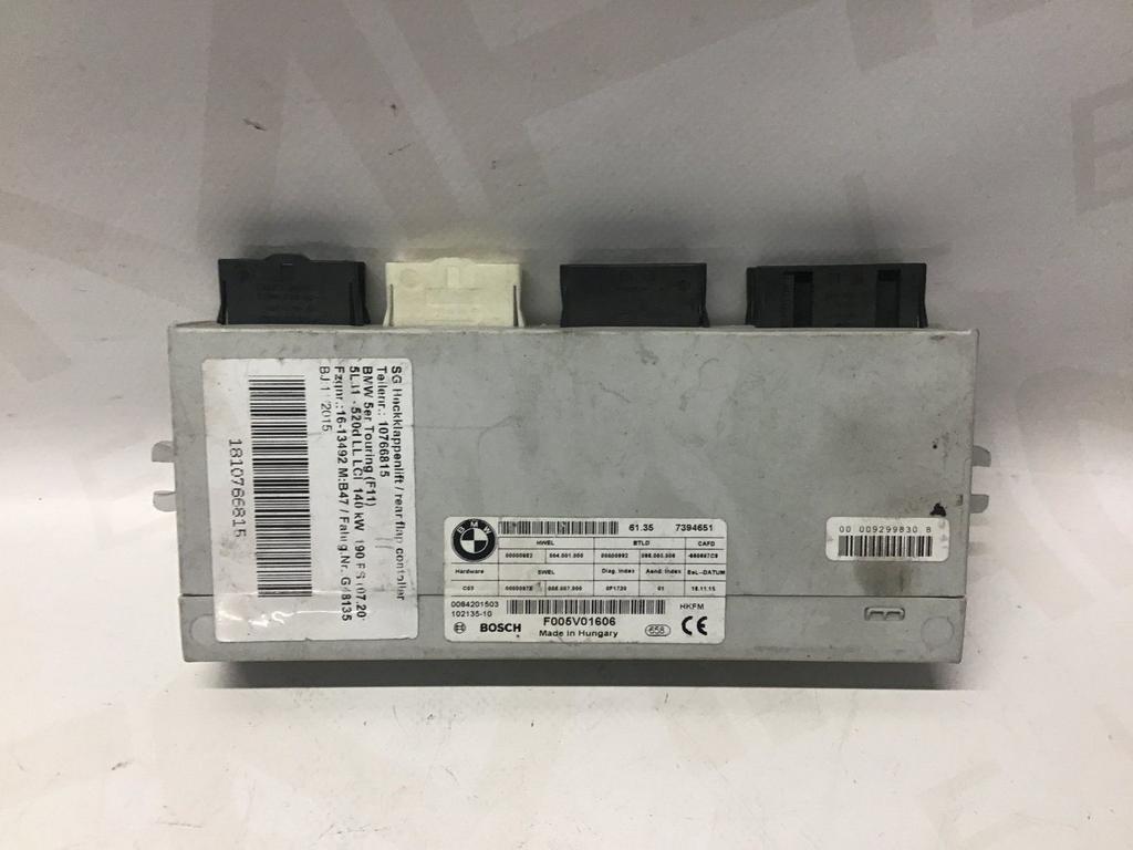 Module achterklep BMW 5 serie F11 61357394651, Gebruikt, -, -, Ophalen of Verzenden