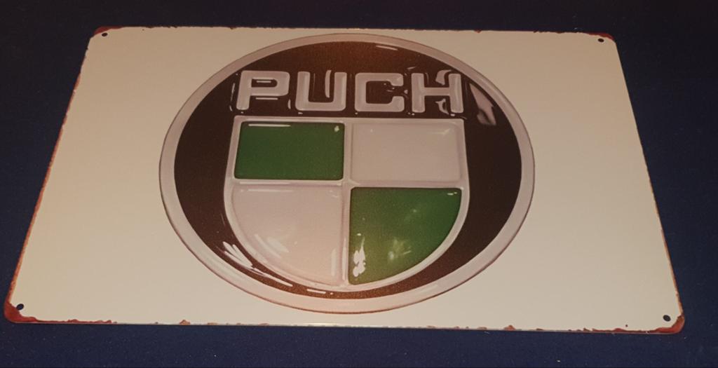 Puch wandbord, ideaal voor de man cave, Verzamelen, Merken en Reclamevoorwerpen, Ophalen of Verzenden, Nieuw, Reclamebord