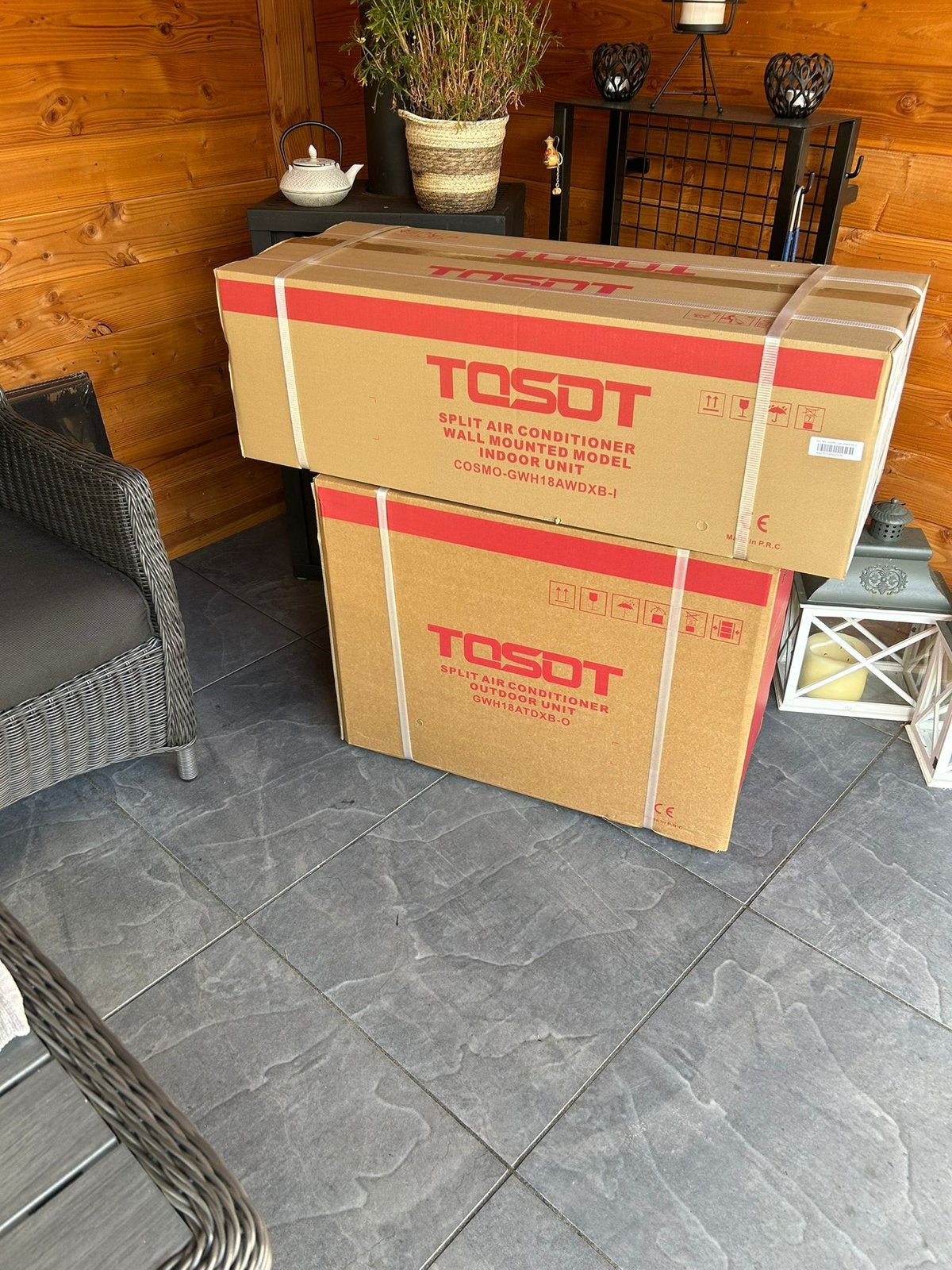 Airco TOSOT 5.0kw splitunit, Ophalen, Koelen en Ontvochtigen, Nieuw, 3 snelheden of meer