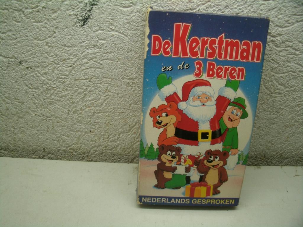 vhs 161a de kerstman en de drie beren ned gespr, Cd's en Dvd's, VHS | Kinderen en Jeugd, Alle leeftijden, Ophalen of Verzenden