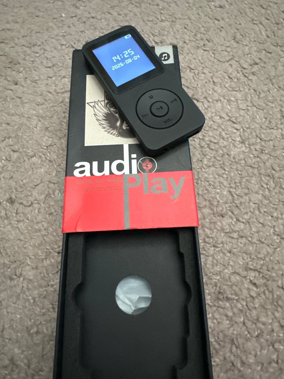 Dictafoon, Audio Play MP3-speler met Bluetooth en FM-radio, Overige merken, Met radio, Zo goed als nieuw, Minder dan 2 GB