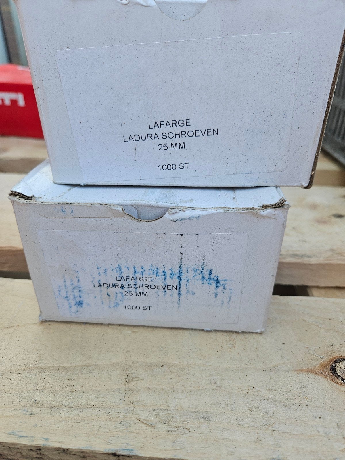 Lafarge Ladura Schroeven 25 mm - 1000 stuks, Ophalen of Verzenden, Nieuw, Minder dan 50 mm, Schroeven