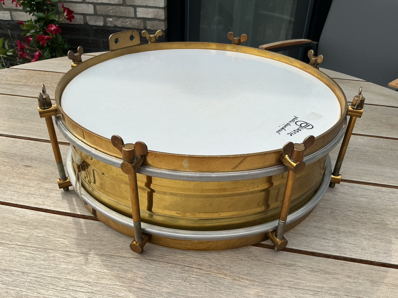 Koperen militaire snaredrum, Ophalen of Verzenden, Landmacht, Nederland