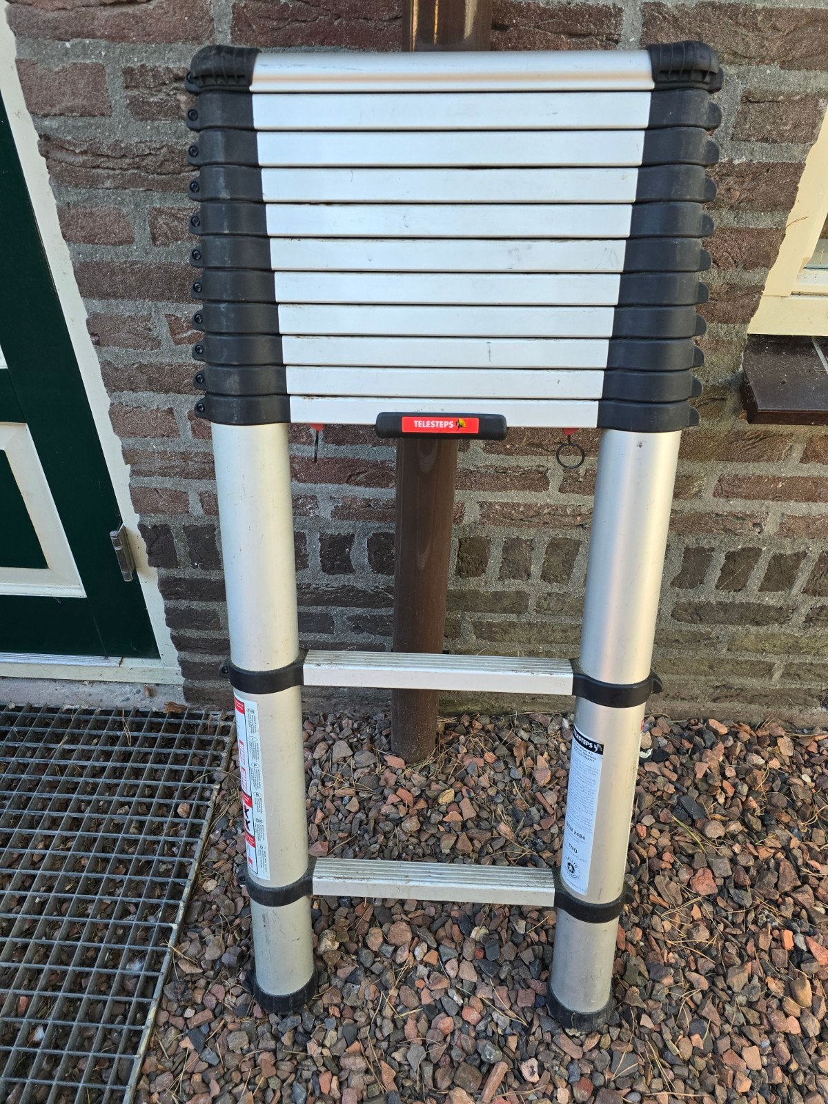 Telesteps telescoopladder 12 sporten, Ophalen