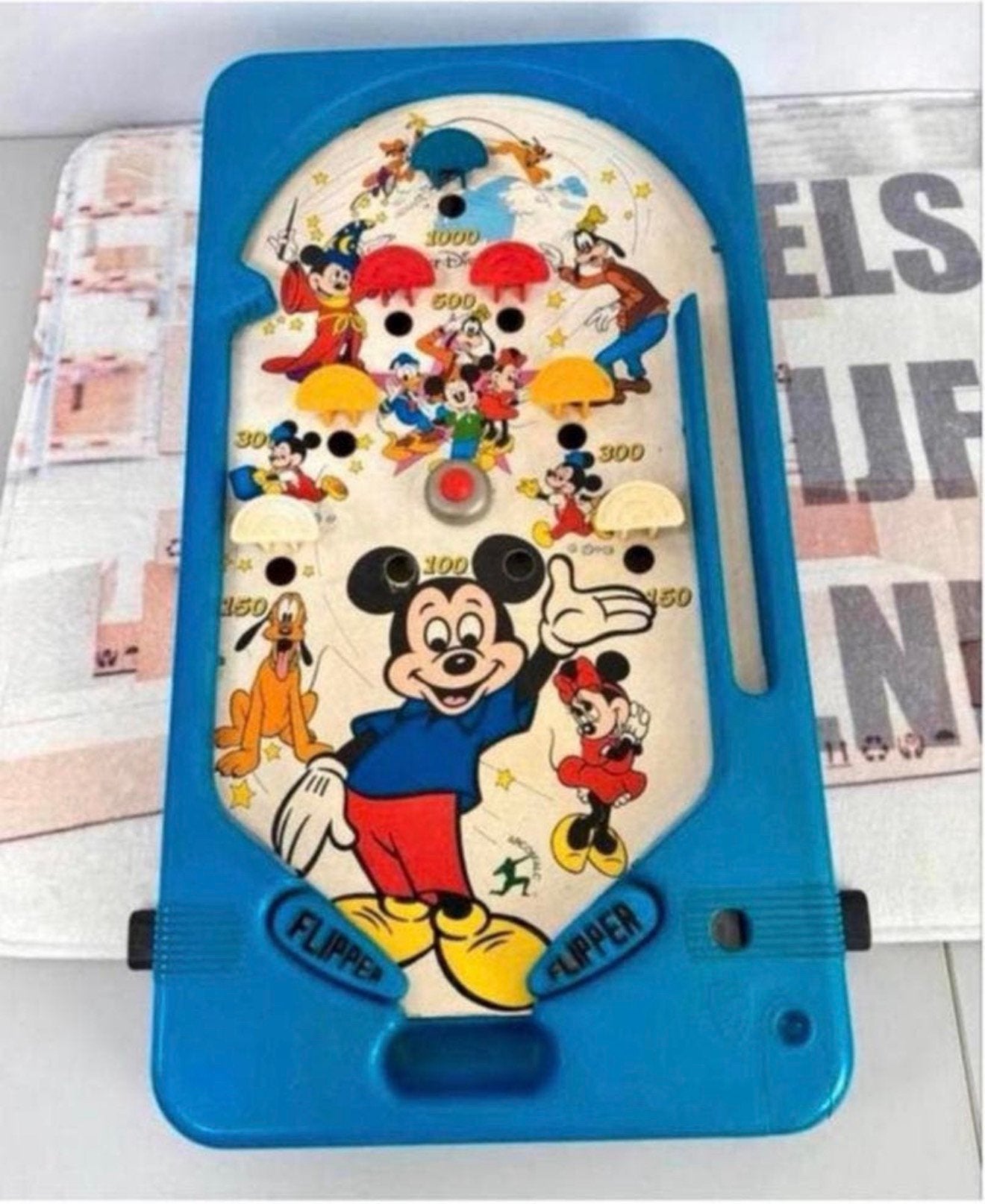 Walt Disney 1960-1970 vintage Flipperspel Flipperkast Mickey, Mechanisch, M, Ophalen of Verzenden, Zo goed als nieuw