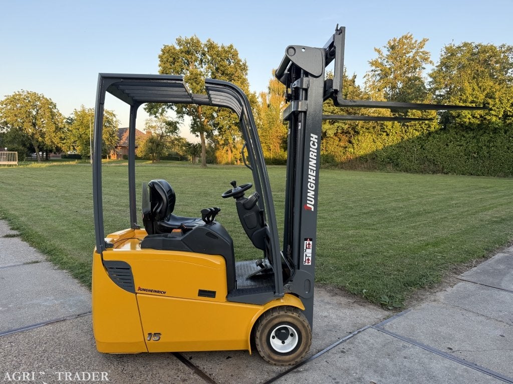Jungheinrich 1500KG elektrisch triplo 5.5M sideshift, Info@vanbeurdenheftrucks.nl, Jungheinrich, Heftruck, Ophalen of Verzenden