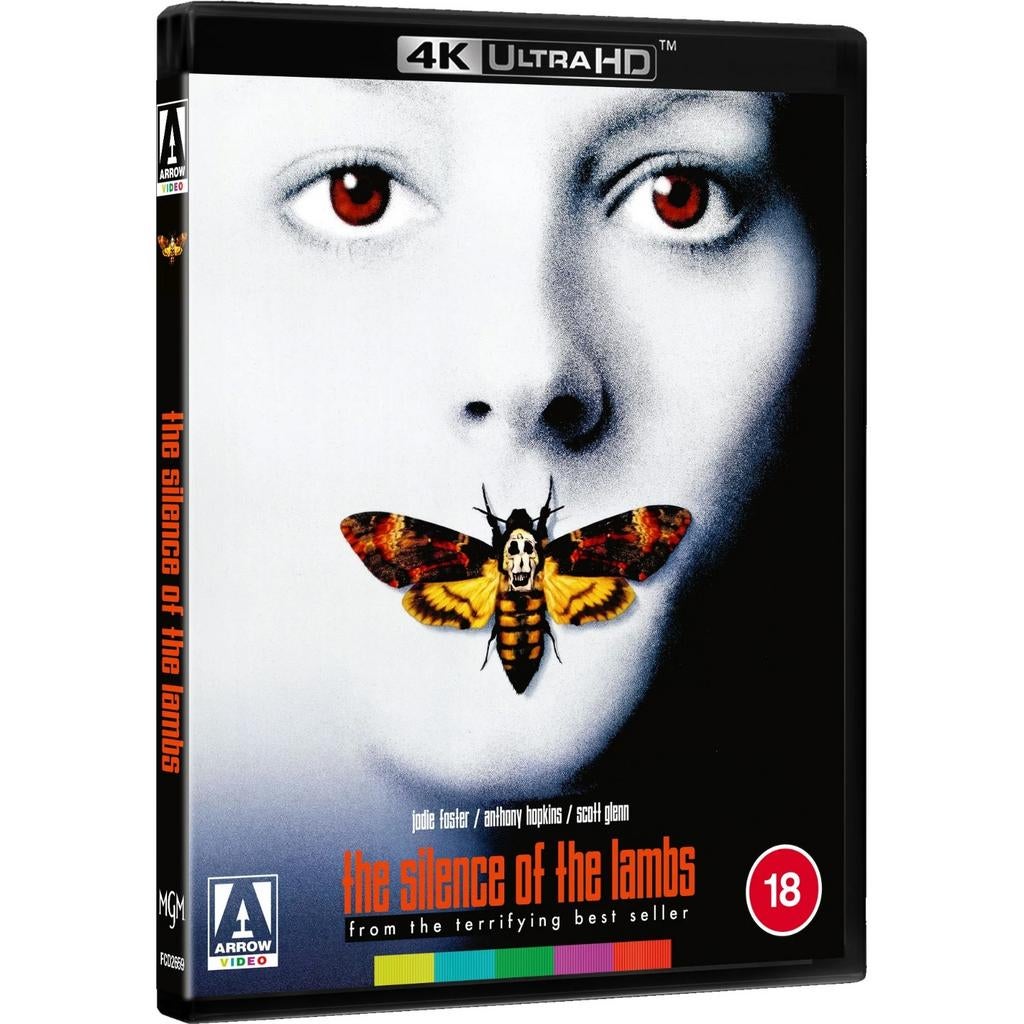 Silence of the Lambs 4K UHD Blu-Ray Arrow UK (Seal) IMDb 8.8, Cd's en Dvd's, Blu-ray, Nieuw in verpakking, Actie, Ophalen of Verzenden