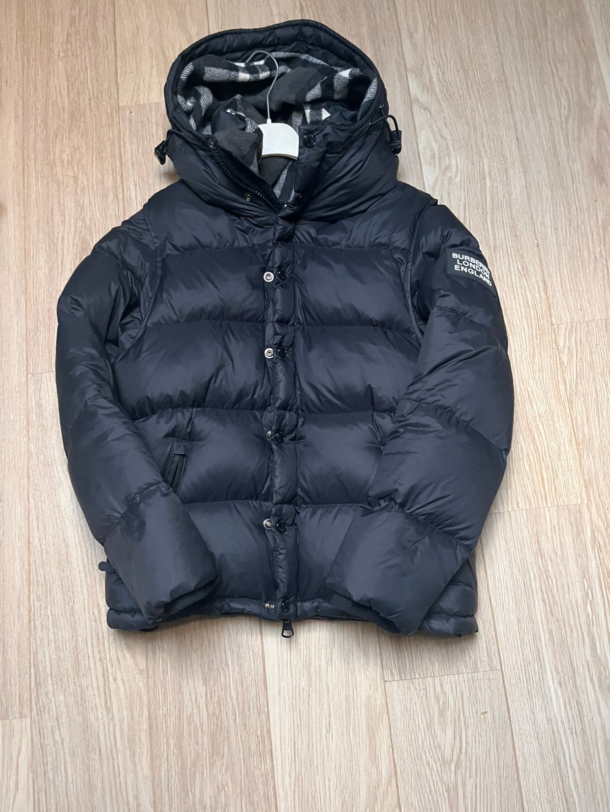 Brberry jas, Ophalen of Verzenden, Zo goed als nieuw, Maat 48/50 (M), Zwart