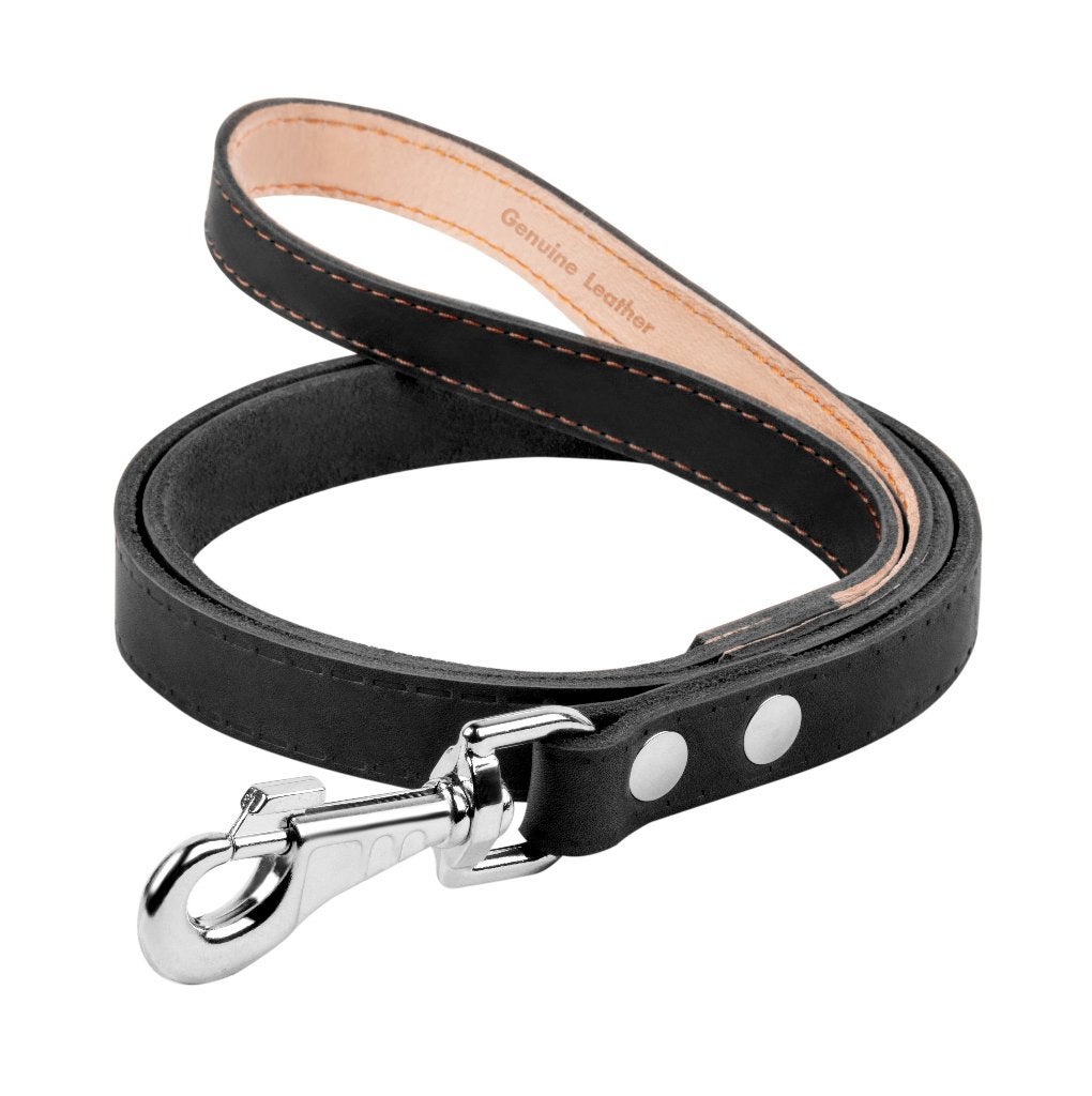 WAUDOG Classic Hondenriem Leder Zwart 20 mm x 122 cm -30%!!!, Ophalen of Verzenden, Nieuw, Hondenriem