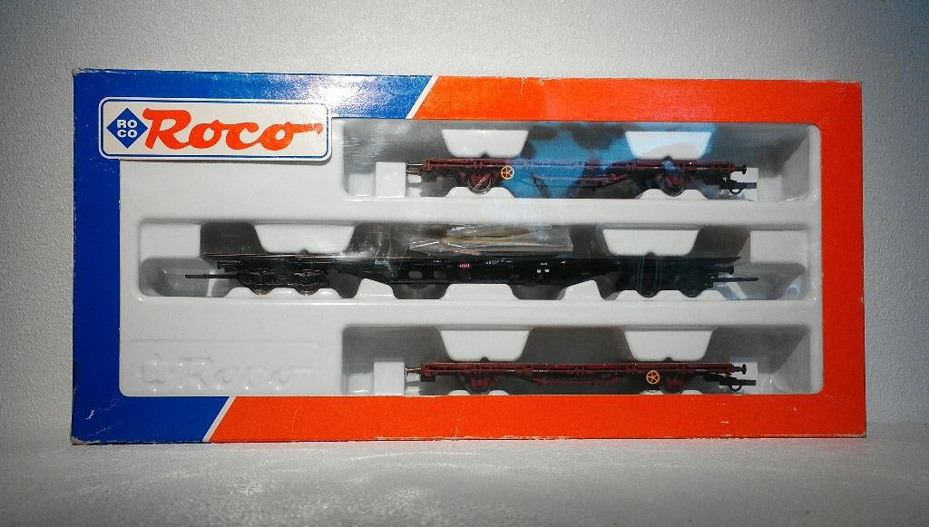 Roco 44125 DB bouwstaal transport set, Ophalen, Gelijkstroom, Wagon, Zo goed als nieuw