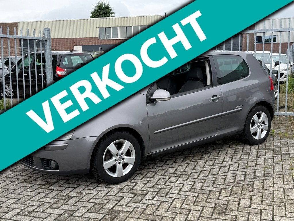 Volkswagen Golf 1.4 Trendline UNITED Turijn! Airco ECC l CRU, Auto's, Volkswagen, Stof, Gebruikt, Zwart, 4 cilinders