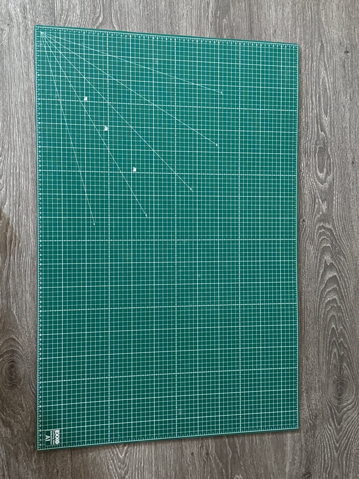 Snijmat A1 - Dubbelzijdig te gebruiken, Groen, Gereedschap of Toebehoren, Zo goed als nieuw, Kunststof