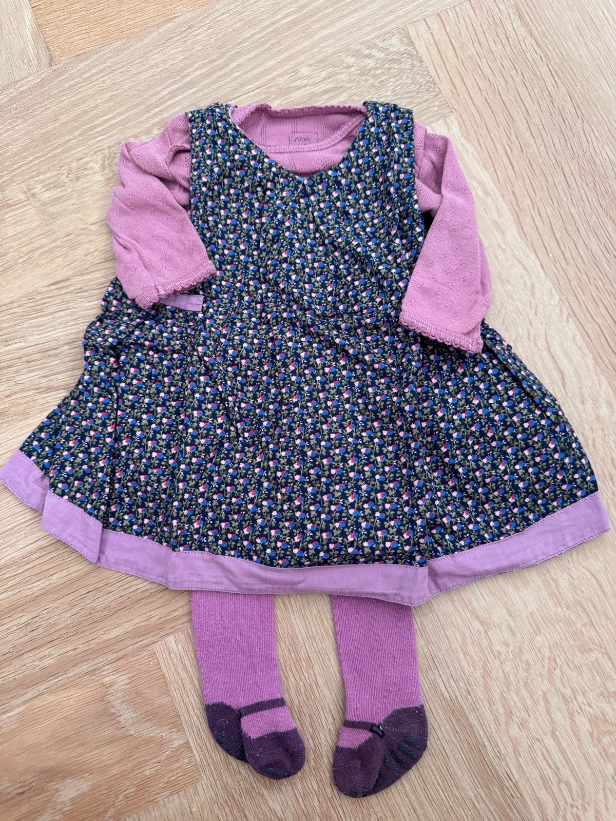 NoaNoa Miniature set: jurkje, rompertje en maillot 0-3m, Ophalen of Verzenden, Zo goed als nieuw, Meisje