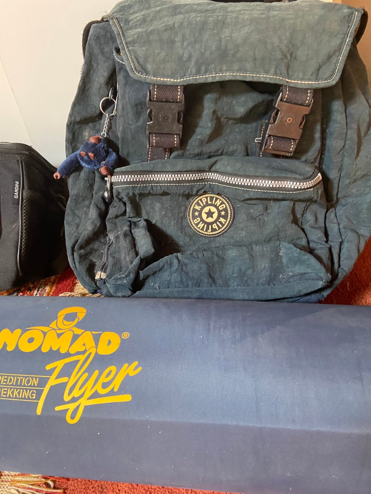 Kipling rugzak , stuurtas en matje, Sieraden, Tassen en Uiterlijk, Tassen | Schooltassen, Ophalen, 30 tot 40 cm, Rugtas, 40 tot 50 cm