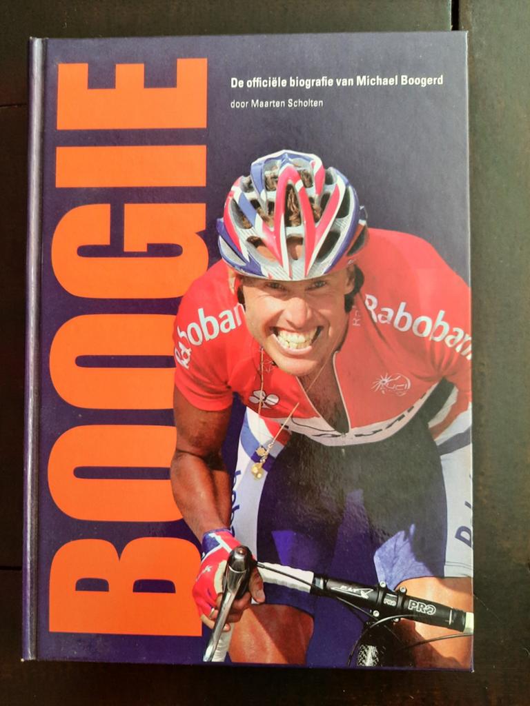 Michael Boogerd - gesigneerd, Ophalen of Verzenden, Zo goed als nieuw, Maarten Scholten, Lopen en Fietsen