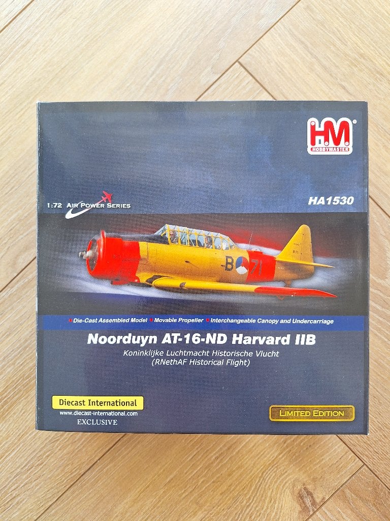Diecast 1:72 1/72 Hobby Master Noorduyn AT-16-ND Harvard IIB, Overige merken, 1:72 tot 1:144, Ophalen of Verzenden, Zo goed als nieuw