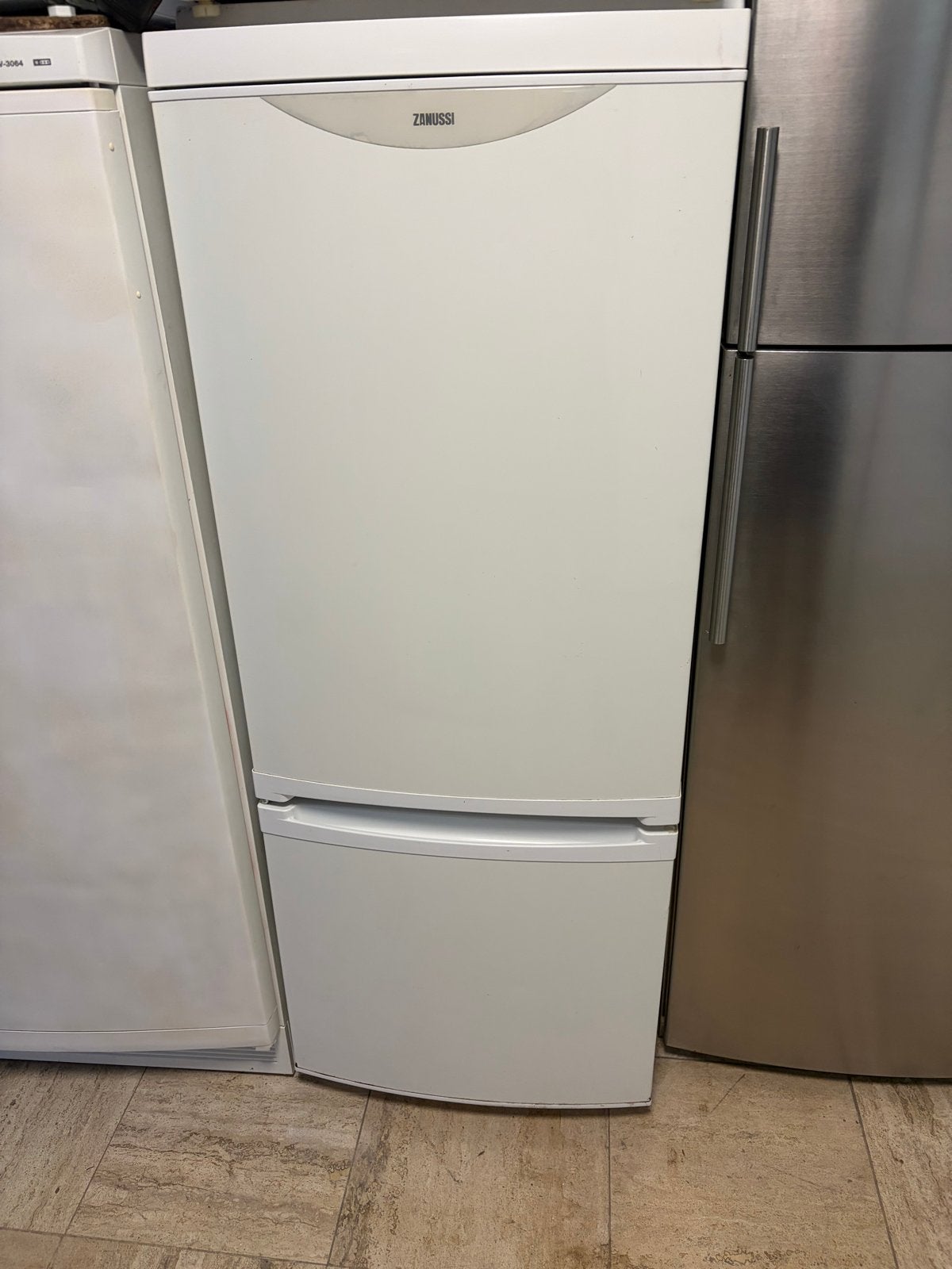 Zanussi Koelkast met Vriezer - Wit, Goede Staat, Ophalen of Verzenden, Gebruikt
