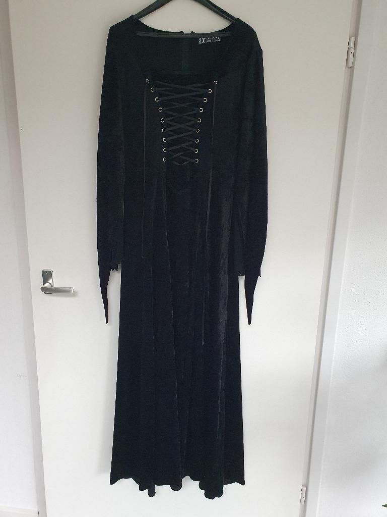 gothic jurk, Maat 38/40 (M), Zwart, Ophalen of Verzenden, Zo goed als nieuw
