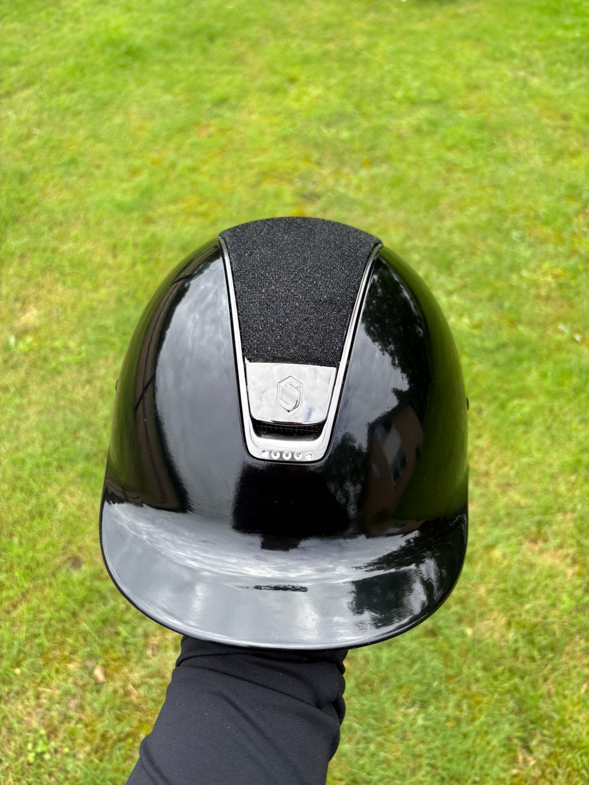 Samshield cap glossy black, Dieren en Toebehoren, Ophalen of Verzenden, Zo goed als nieuw, Cap