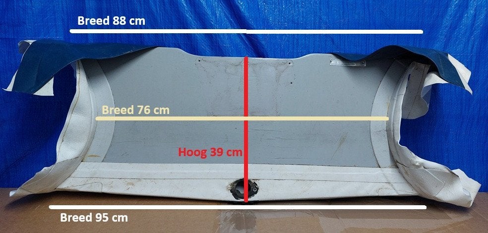 Gebruikte houten spiegel van een Allpa rubberboot. € 29,95, Ophalen of Verzenden, Gebruikt, Overige typen