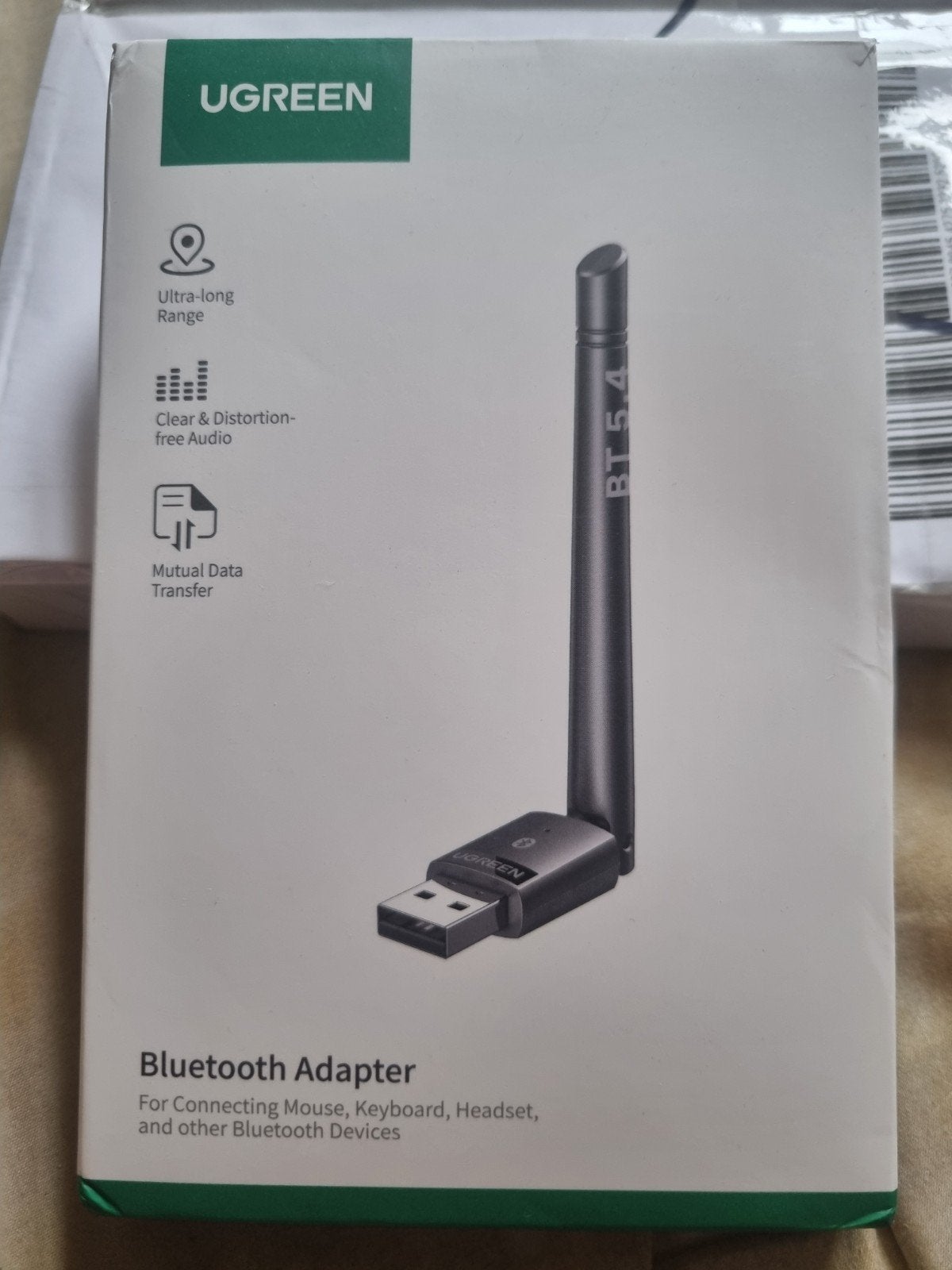 UGREEN Bluetooth 5.4 Adapter CM749 - Nieuw & Ongebruikt, Ophalen of Verzenden, Nieuw