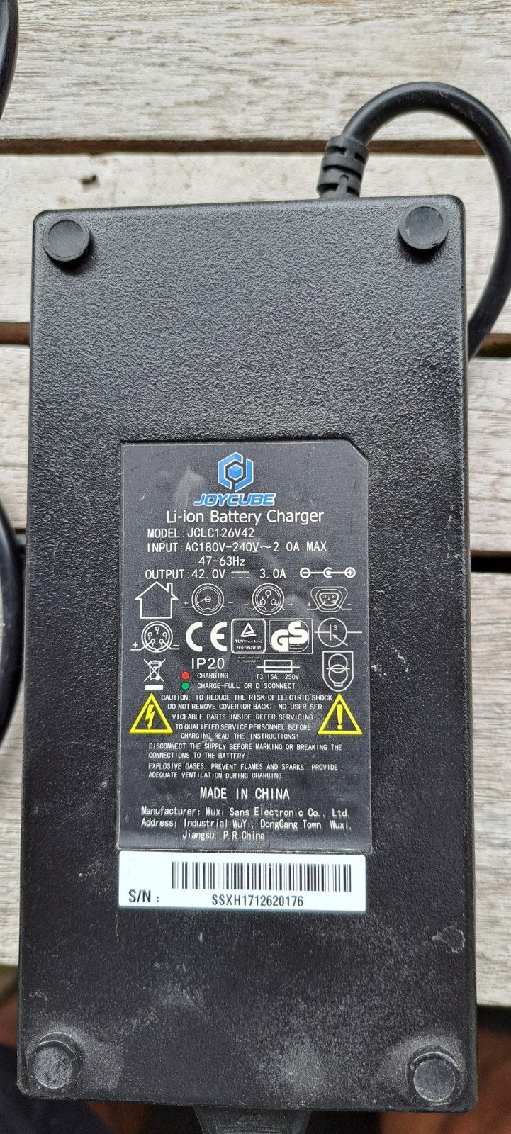 Accu lader elec fiets Joycube, Ophalen, Zo goed als nieuw