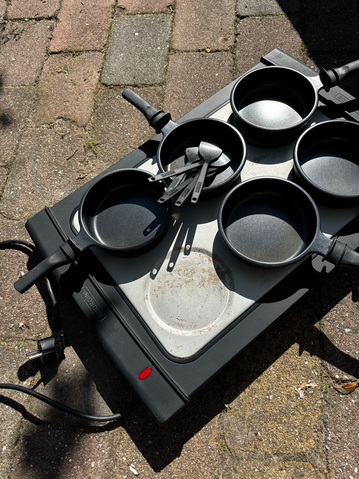 Bourgini Classic Fun-to-Cook 6P Raclette Gourmetstel, Ophalen, Gebruikt, 4 t/m 7 personen