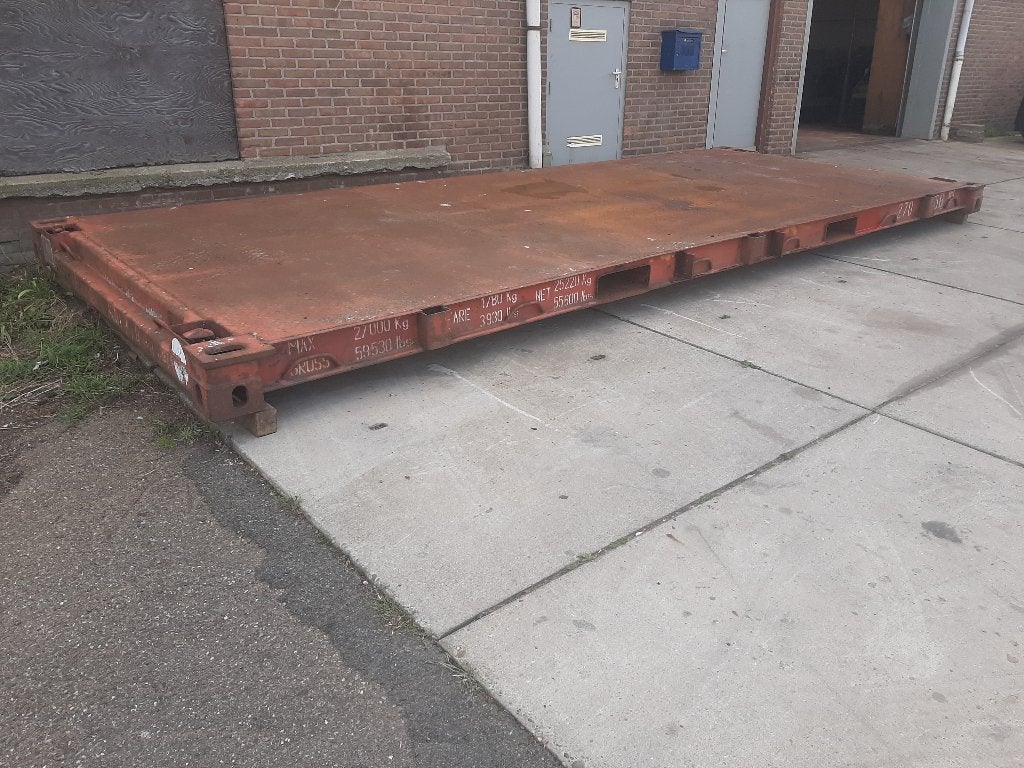 container flat/plateau20 ft./schroot/nch/kabel/haak vernooij, Ophalen