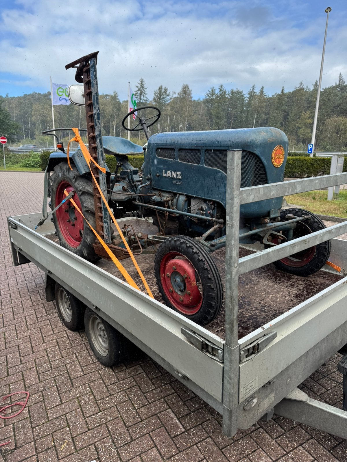 Unieke lanz buldog 1666 met maaibalk, Tot 2500, Oldtimer, Tot 80 Pk, Ophalen