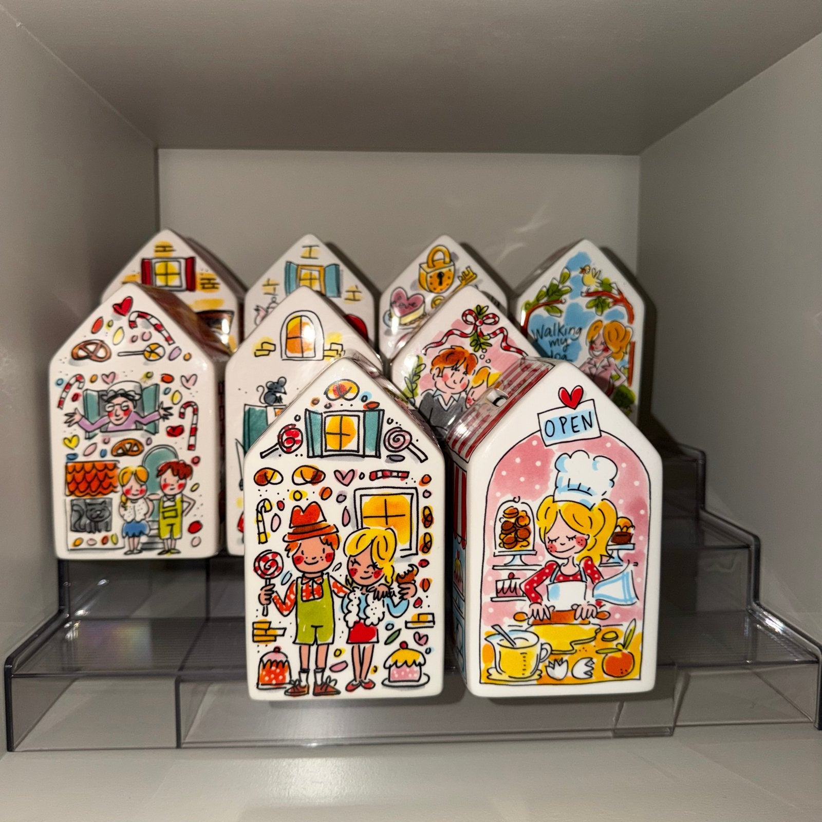 Blond Amsterdam Spaarpot Huisjes - Diverse Designs, Ophalen of Verzenden, Zo goed als nieuw, Meerkleurig, Steen/keramiek