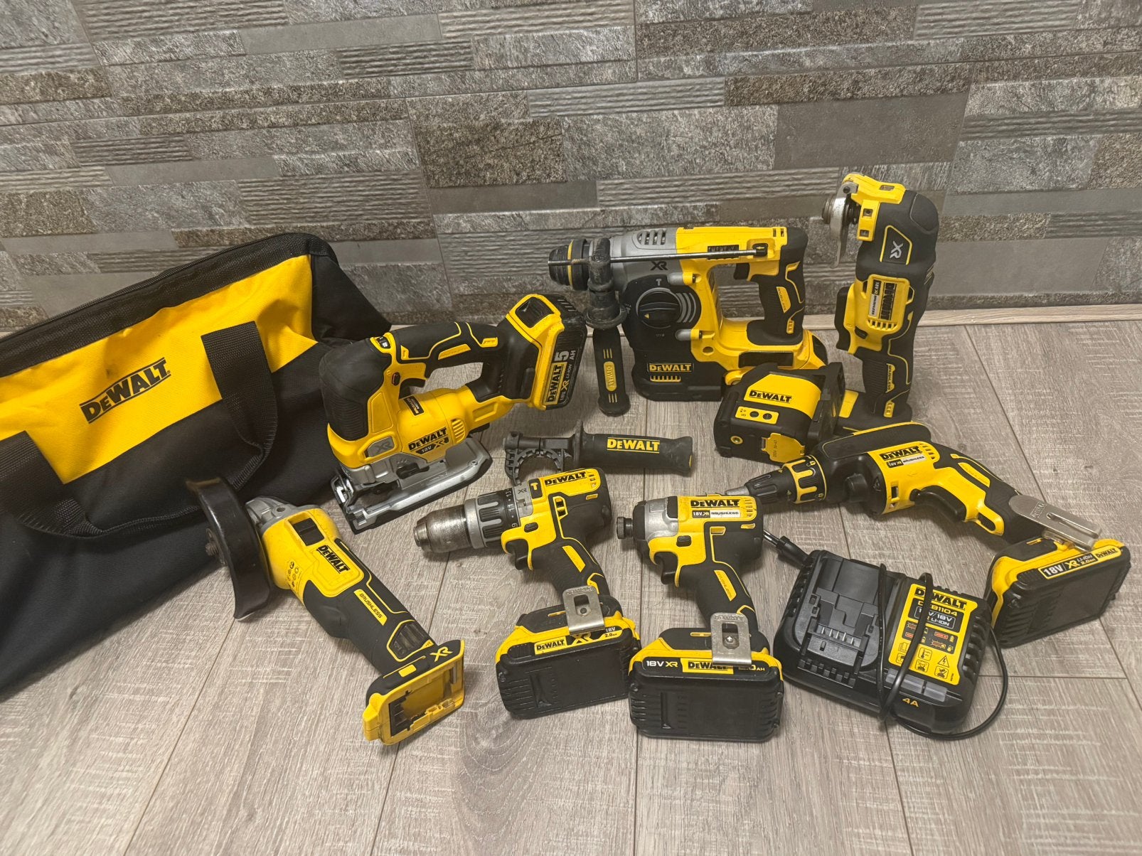 DeWALT XR 18v set, Doe-het-zelf en Verbouw, Ophalen of Verzenden, Gebruikt