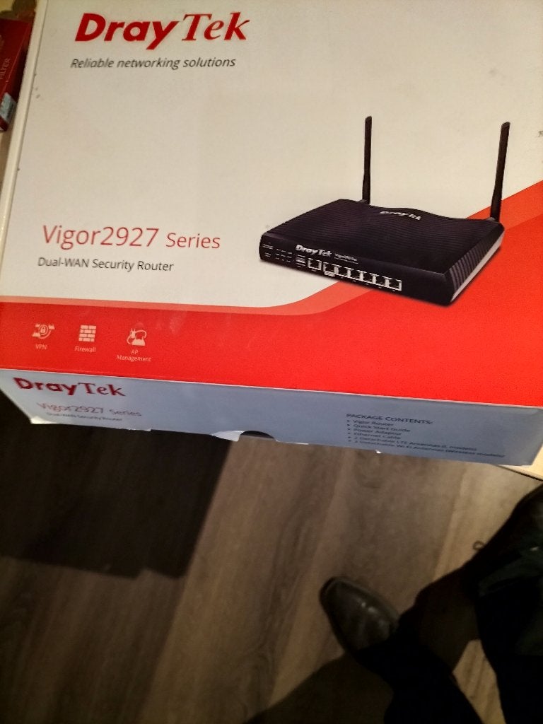 draytek vigor 2927ac nieuw in doos, Ophalen, Zo goed als nieuw, Router, DrayTek