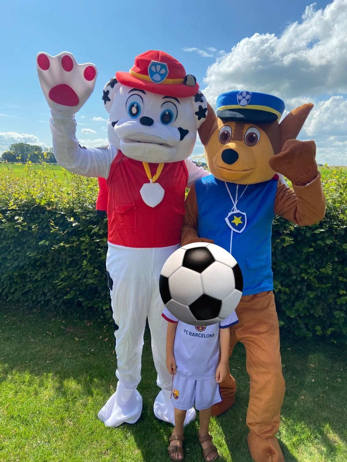 Paw Patrol pak te huur  – Chase & Marshall, Ophalen, Zo goed als nieuw, Abraham of Sarah