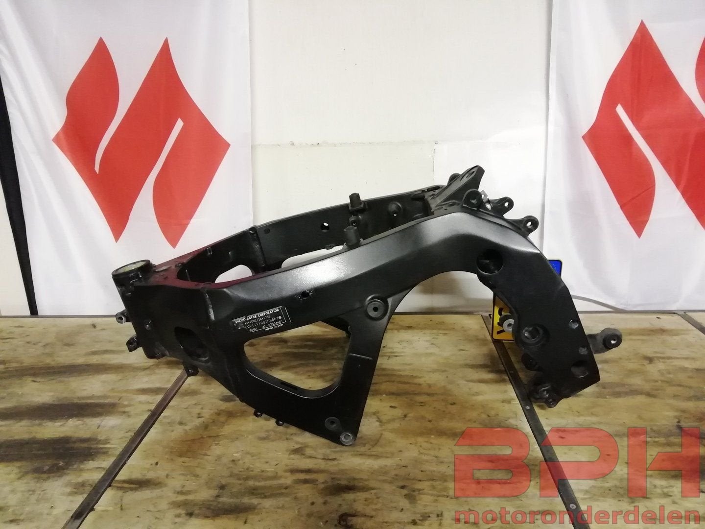 Frame + NL kenteken Suzuki GSX-R 600 L1 L2 L3 L4 L5 L6 L7 20, Ophalen, -, -, -
