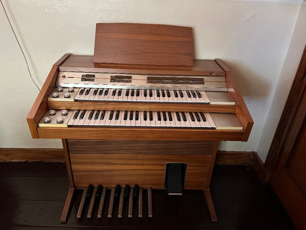 Tweeklavierig elektrisch orgel Philips Philicorda 22 GM760, Ophalen, Gebruikt, 2 klavieren, Orgel