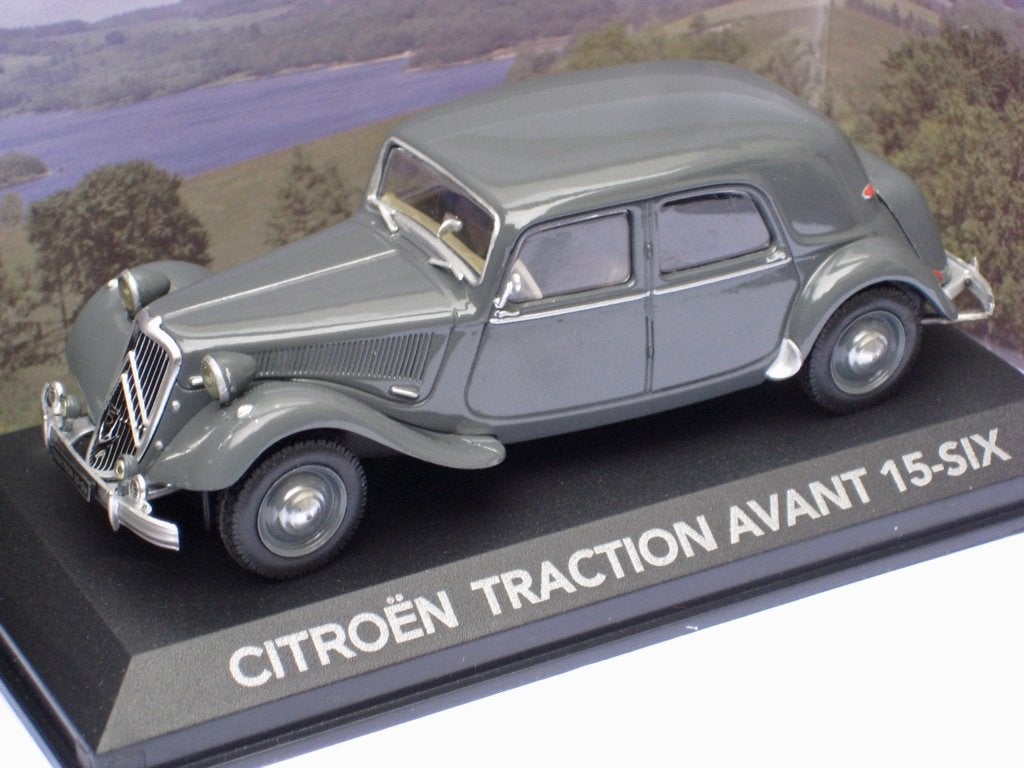Citroen traction Avant 15/6 de mon père Atlas diorama 1:43, Ophalen of Verzenden, Nieuw, Auto, Overige merken