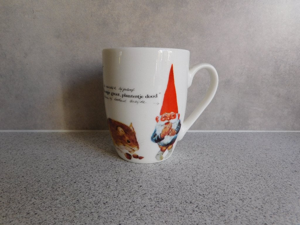 Mok 10,5x8 cm. Boom nr. 1 David de Kabouter Rien Poortvliet, Huis en Inrichting, Keuken | Servies, Ophalen of Verzenden, Zo goed als nieuw