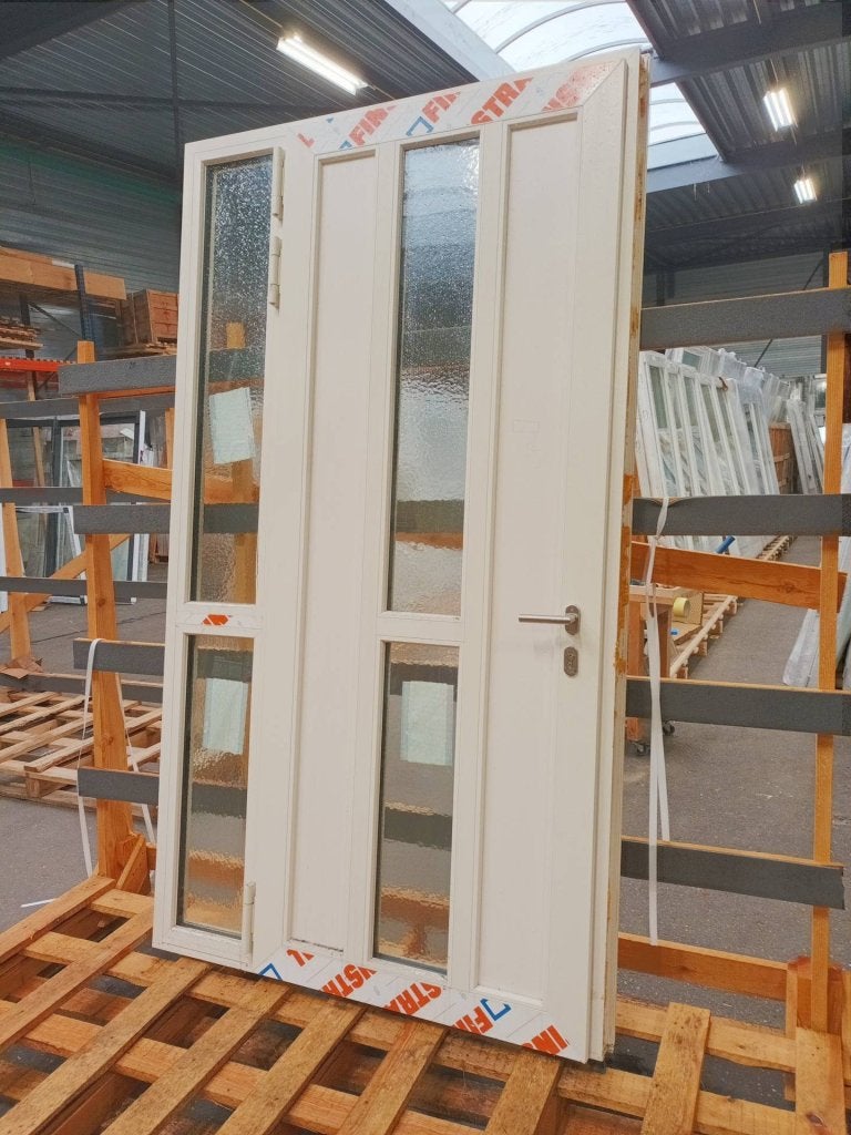 Kunststof Voordeur  b137,5 x h242,5 cm -2244-, Niet ingevuld, Kunststof, Gebruikt, Niet ingevuld