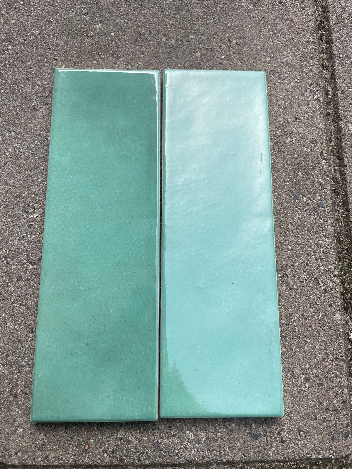 Nieuwe Groene Keramische Tegels 6.5x20 cm 10 dozen., Doe-het-zelf en Verbouw, Tegels, Ophalen, Nieuw, Minder dan 20 cm, 20 tot 40 cm
