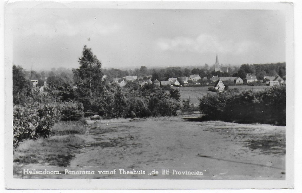 Hellendoorn Panorama gelopen Ansichtkaart ( B7363 ), Ophalen of Verzenden, 1980 tot heden, Gelopen, Overijssel