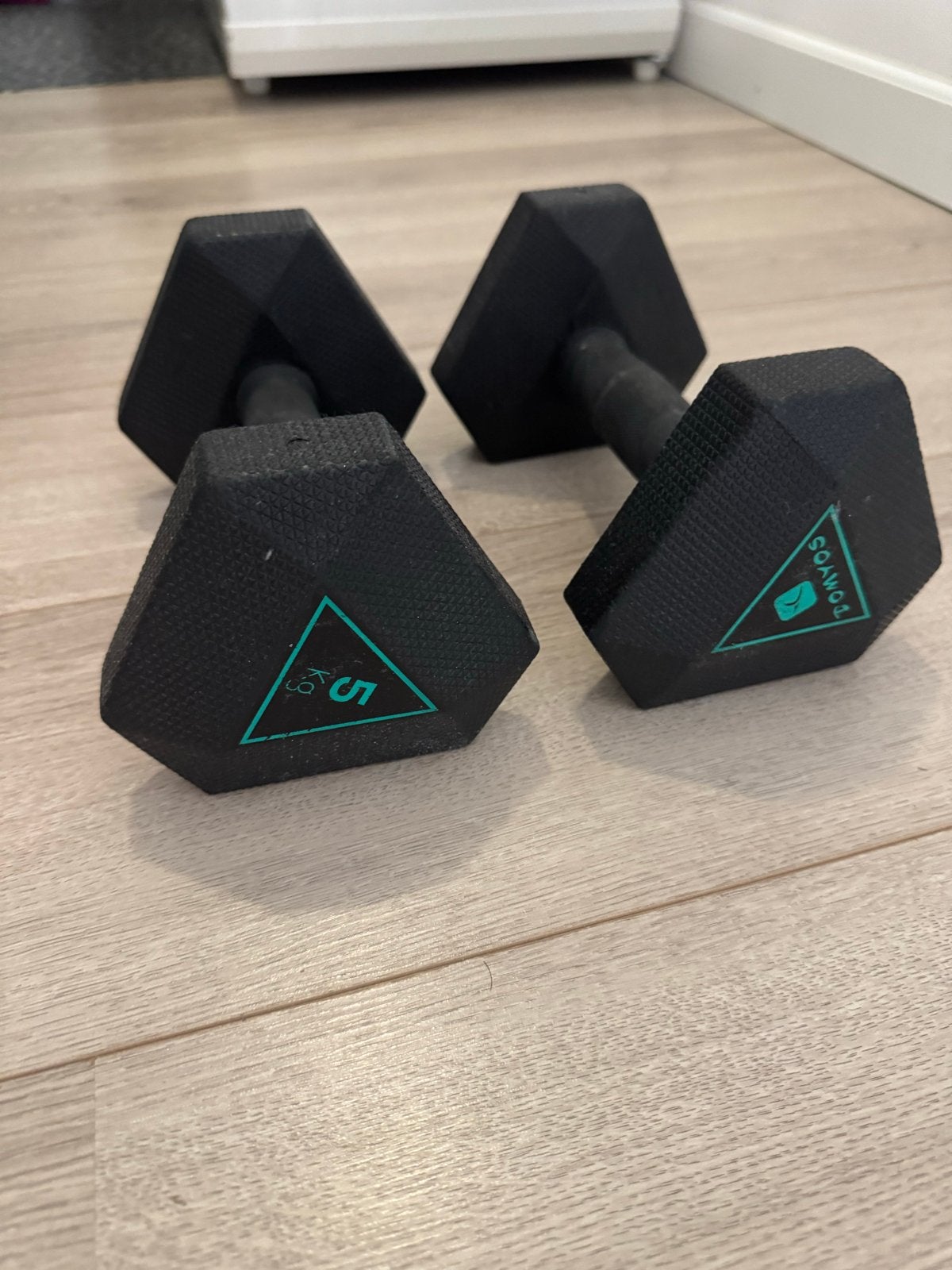 Dumbbells 5 kg - Domyos, Ophalen, Gebruikt, Armen, Dumbbell