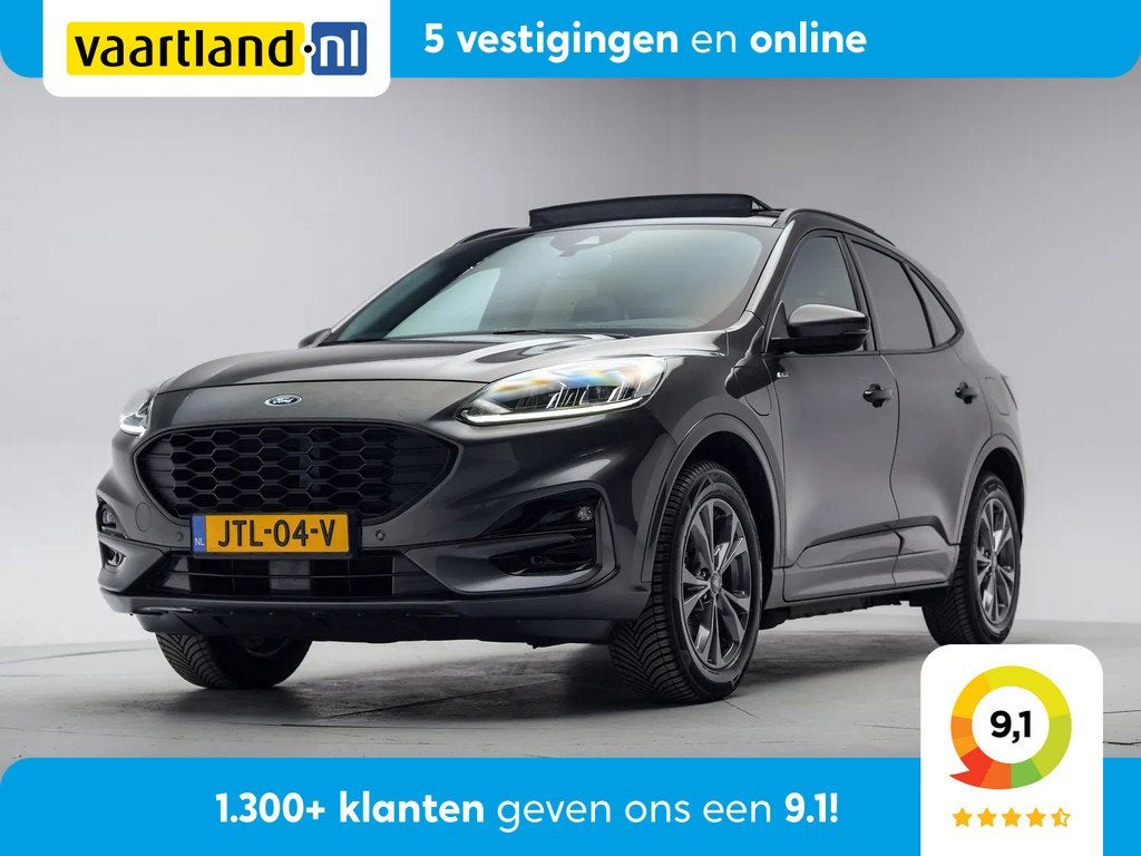 Ford Kuga 2.5 PHEV ST-Line X Aut. [ Panorama LED Navi Camera, Auto's, Ford, Automatische klimaatregeling, Gebruikt, 4 cilinders