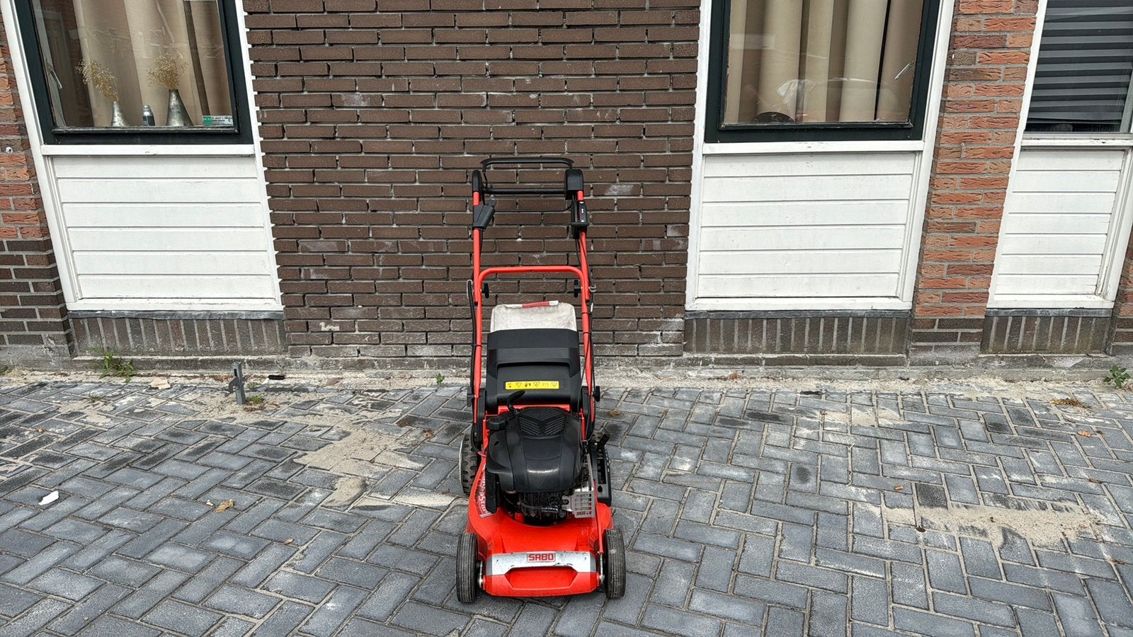 Sabo motormaaier met aandrijving, Tuin en Terras, Grasmaaiers, Ophalen, Cirkelmaaier, Sabo, Sabo