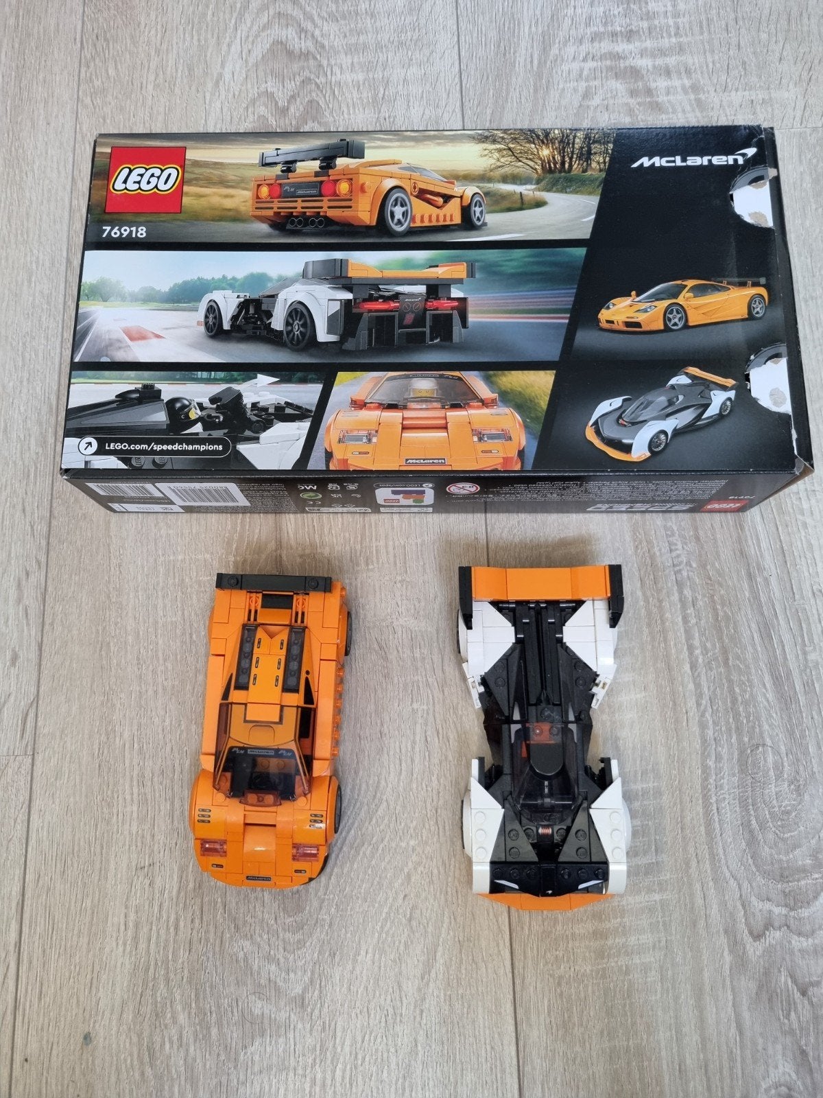 LEGO Speed Champions McLaren Elva & Lamborghini Countach, Ophalen of Verzenden, Zo goed als nieuw